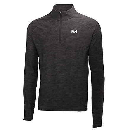 Helly Hansen VTR 1/2 Long Sleeve Zip - Mens-Ebony-Large
