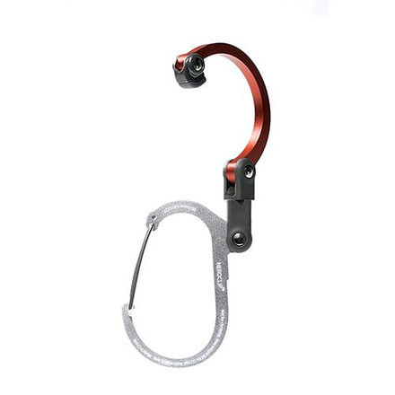 Heroclip Qliplet, Hot Rod Red, Hot Rod Red, Aluminium, Steel, Plastic, Rubb, Lifetime Warranty, HER-06392
