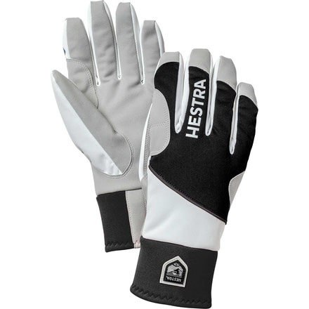 Hestra 5-Finger Comfort Tracker - Mens-Black/Off White-10