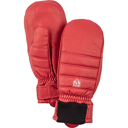 Hestra Alpine Leather Primaloft Mitt - Mens-Red-9