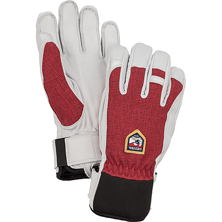 Hestra Army Leather Patrol Glove - Mens-Dark Red-9