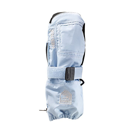 Baby Zip Long Mitts - Kids-1-Light Blue
