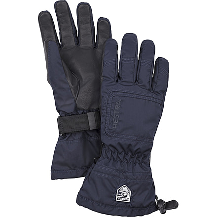 Hestra CZone Powder 5 Finger Glove - Womens, Dark Navy/Black, 8, 32620-290100-8