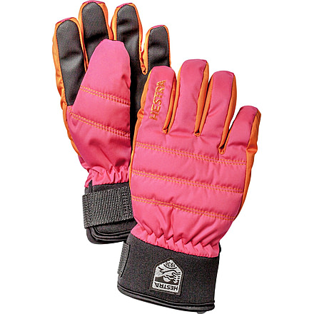 Hestra CZone Primaloft Jr. 5 Finger Glove - Kids, Fuchsia, 4, 32900-930-04
