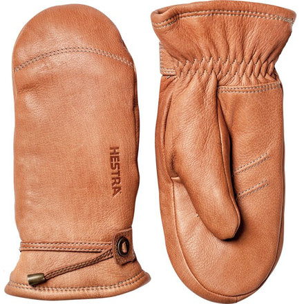 Hestra Deerskin Lambfur Mitt - Mens-Cork-6