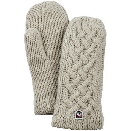 Hestra Freja Wool Mitts, Offwhite, 6, 63731-020-06