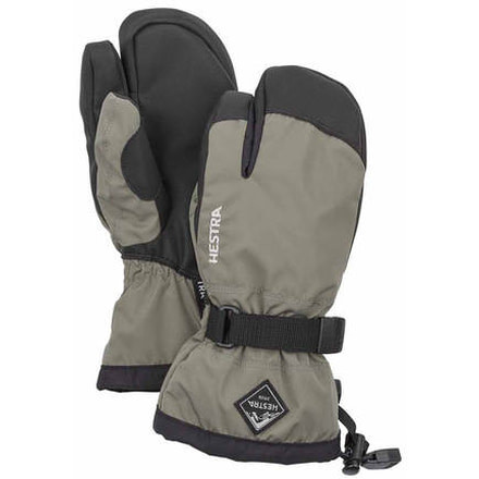 Hestra Gauntlet CZone Jr. 3 Finger Glove - Kids, Earth/Black, 7, 32532-690100-07