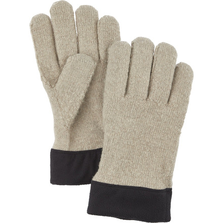 Hestra Monoknit Merino Liner 5 Finger Glove, Beige, 6, 34450-650-6