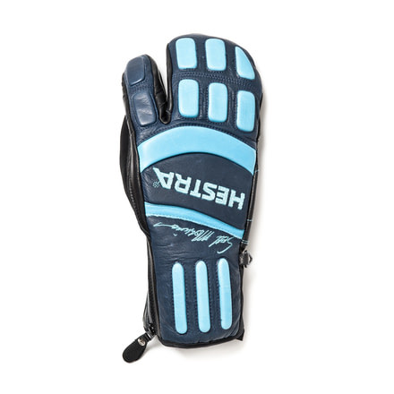 Hestra Seth Morrison 3-Finger Pro Glove - Men's-Navy/Turquoise-7