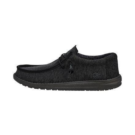 Hey Dude Wally Sox Micro - Mens, Total Black, 13, 150204942-13