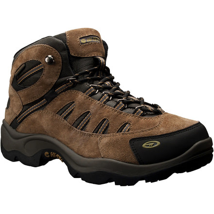 Hi-Tec Bandera Mid Waterproof Wide Hiking Boots, Bone/Brown/Mustard, 11 7035w-11