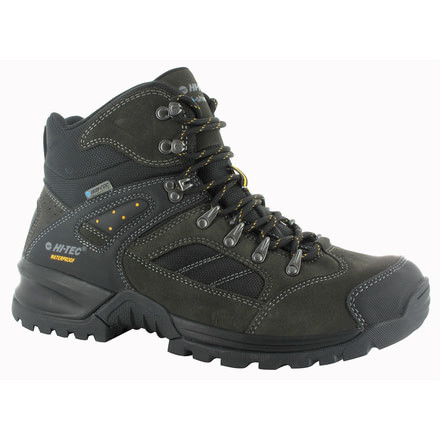 Hi-Tec Mount Diablo i WP Hiking Boot - Men's-Charcoal/Black/Grey-Medium-8.5