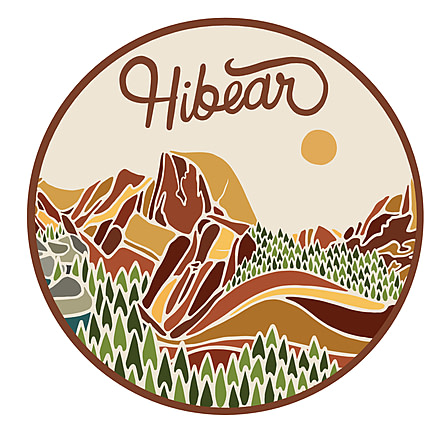Hibear Sticker Pack 1 - Artist Series Collection - 4 Stickers, sticker-pack-1-artist-series-collection-4-stickers