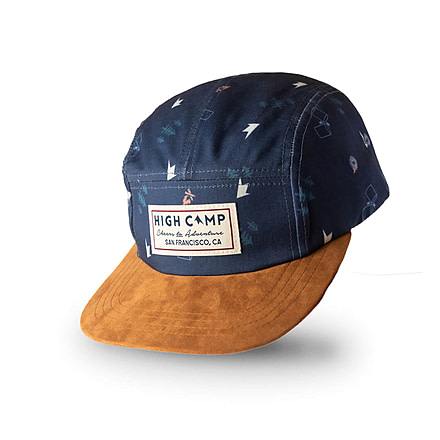 High Camp Flasks Camp 5-Panel Hat, Multi, 4709916377135