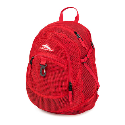 High Sierra Airhead Mesh Backpack, Crimson, 19.5inx 13inx 7in, 53638-2065