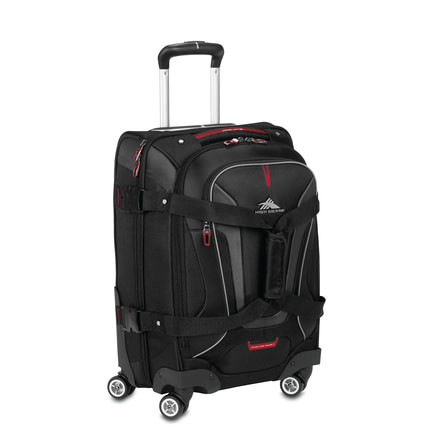 High Sierra AT7 22 inch Spinner Luggage, Black, 22.0inx 14.0inx 9.0in, 57021-1041
