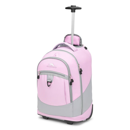 High Sierra Chaser Wheeled Laptop Backpack, Iced Lilac/Ash, 20inx 13.5inx 8in, 53990-6746