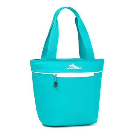 High Sierra Lunch Tote, Turquoise/White, 11.0inx 8.5inx 6.75in, 74711-1882