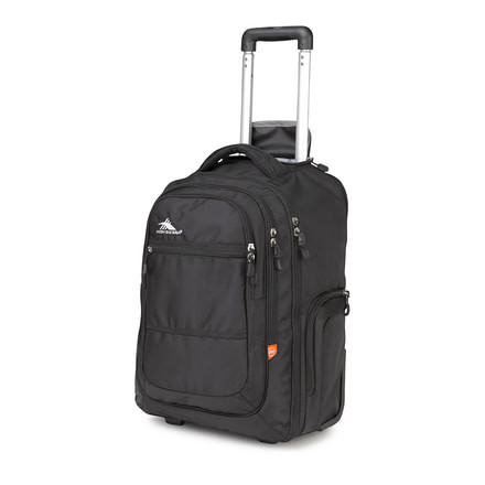High Sierra Rev Wheeled Laptop Backpack, Black, 21.0inx 14.0inx 9.0in, 58420-1041