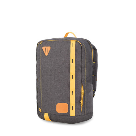 High Sierra Square Pack Backpack, Black/Gold, 18.0inx 12.0inx 6.0in, 106510-2693