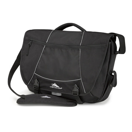 High Sierra Tank Messengar Bag, Black, 18.0inx 13.5inx 7.0in, 53650-1041