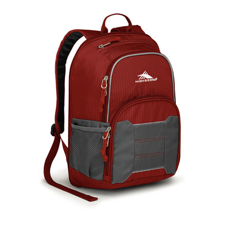 High Sierra Ultimate Access 2.0 Carry-on Wheeled Backpack, Brick Red/Mercury/Silver, 20.0inx 13.5inx 9.0in, 63611-4476