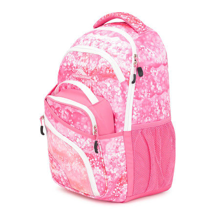 High Sierra Wiggie Lunch Kit Backpack, Effervescent/Pink Lemonade/White, 17.5inx 11.5inx 7in, 105187-6740