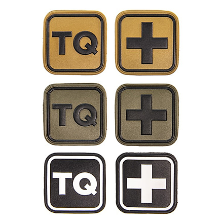 High Speed Gear Medical Patch TQ - 6 Pack, Black/Coyote Brown/Olive Drab, 90MD0600