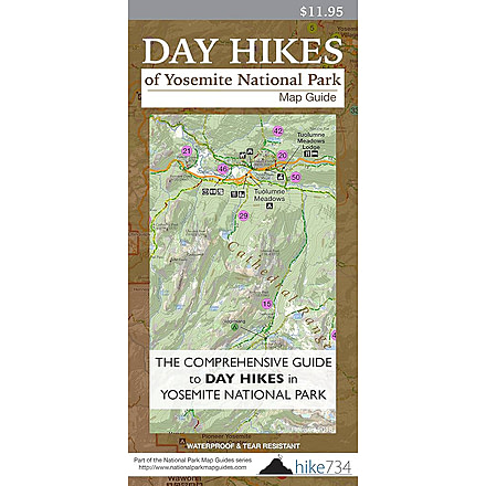 Hike734 Day Hikes Yosemite Map Guide 9780988975361