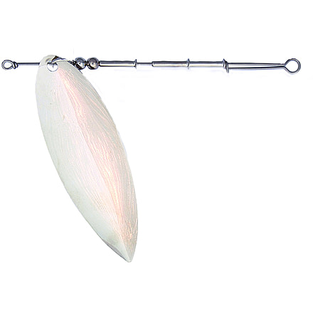 Hildebrandt Slim Eli Spinner/Attractor Double Blade Nickel Size 3.5, 2pk, 3.5SDN