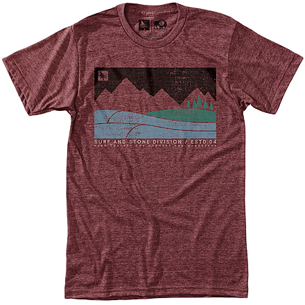 HippyTree Boundary Tee - Men's -Heather Rust-XX-Large