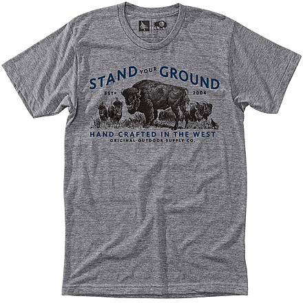 HippyTree Ground Tee - Men's -Heather Grey-Small