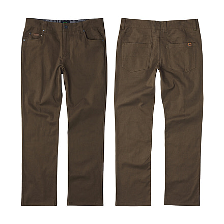 HippyTree Mens Trail Casual Pant, Brown, 28 Waist, 1380-BROWN-28