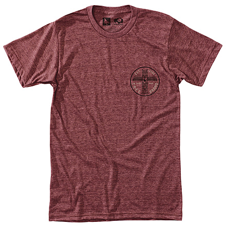 HippyTree Monument Short Sleeve T-Shirt - Men's-Heather Rust-Medium