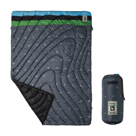 HippyTree Rumpl X HT Legends Blanket, Smoke, One Size 2138-Smoke-One Size