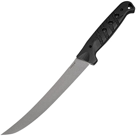 Hogue Bone Flex 7.125in Fixed Blade Knife, Stainless Steel Blade, Nylon Handle, Tumbled, Black, 35750