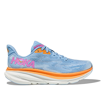 Hoka Clifton 9 Road Running Shoes - Womens, Airy Blue/Ice Water, 10.5B, 1127896-ABIW-10.5B