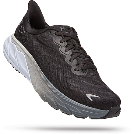 Hoka Arahi 6 Shoes - Mens, Black / White, 7.5D, 1123194-BWHT-07.5D