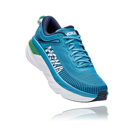 Hoka Bondi 7 Road Running Shoes - Men's, Blue Moon/Moonlit Ocean, 11.5 US, Medium, 1110518-BMMO-11.5D
