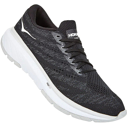 Hoka Cavu 3 Road Running Shoes - Womens, Black/White, 8.5 US, Medium, 1106482-BWHT-08.5