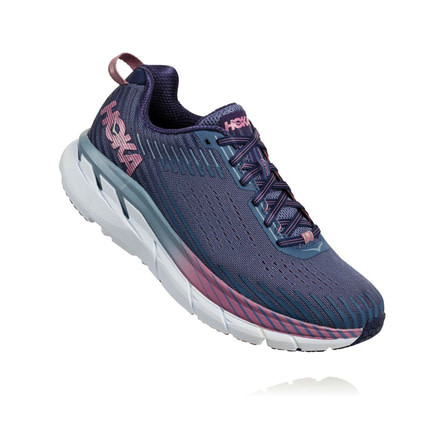 Hoka Clifton 5 Knit Road Running Shoe - Womens, 1094310-MBRB, 11, Medium, 1094310-MBRB-11