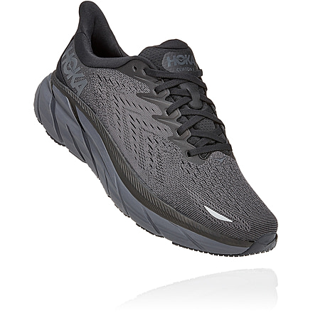 Hoka Clifton 8 Road Running Shoes - Mens, Black / Black, 10D, 1119393-BBLC-10D