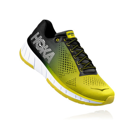 Hoka Mens Cavu Running Shoe, Sulphur Spring/Anthracite, 8 US, 1019281-SSAN-8