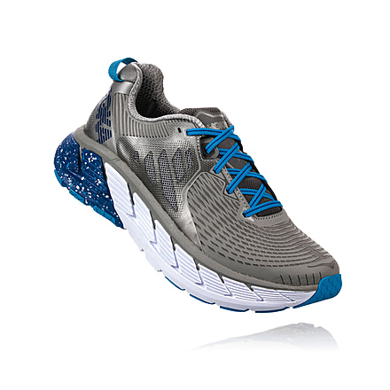 Hoka Mens Gaviota Road Running Shoe, Wild Dove/True Blue, 12 US, 1016301-WDTB-12