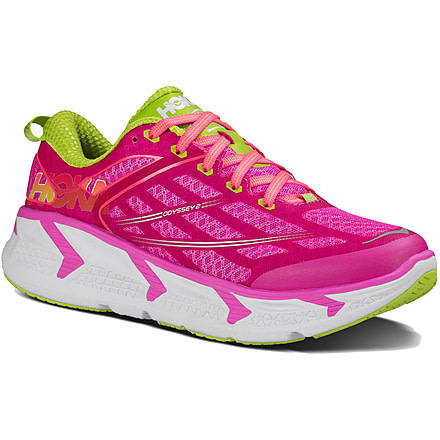 Odyssey 2 Road Running Shoe - Womens-Fushia/Coral-Medium-9.5