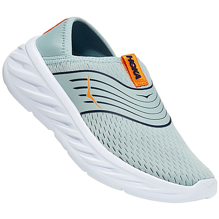Hoka Ora Recovery Road Running Shoes - Womens, Blue Haze/Bright Marigold, 7 US, Medium, 1099678-BHBM-07