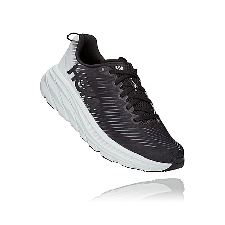 Hoka Rincon 3 Road Running Shoes - Women's, Black/White, 8.5, B, 1119396-BWHT-08.5B