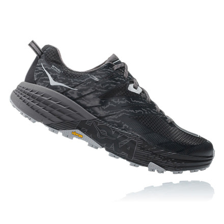 Hoka Speedgoat 3 Wp Trail Running Shoes - Mens, Black/Drizzle, Medium, 10.5, 1102500-BDRZ-10.5