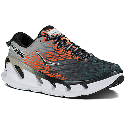 Vanquish 2 Road Running Shoe - Mens-Grey/Orange-Medium-9.5