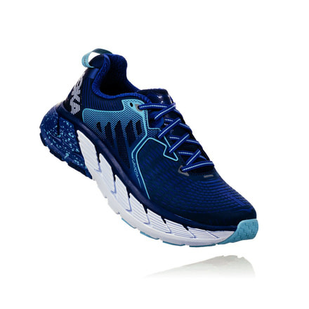 Hoka Women's Gaviota Road Running Shoe, Blueprint/Surf The Web, 11 US, 1019624-BSTW-11D